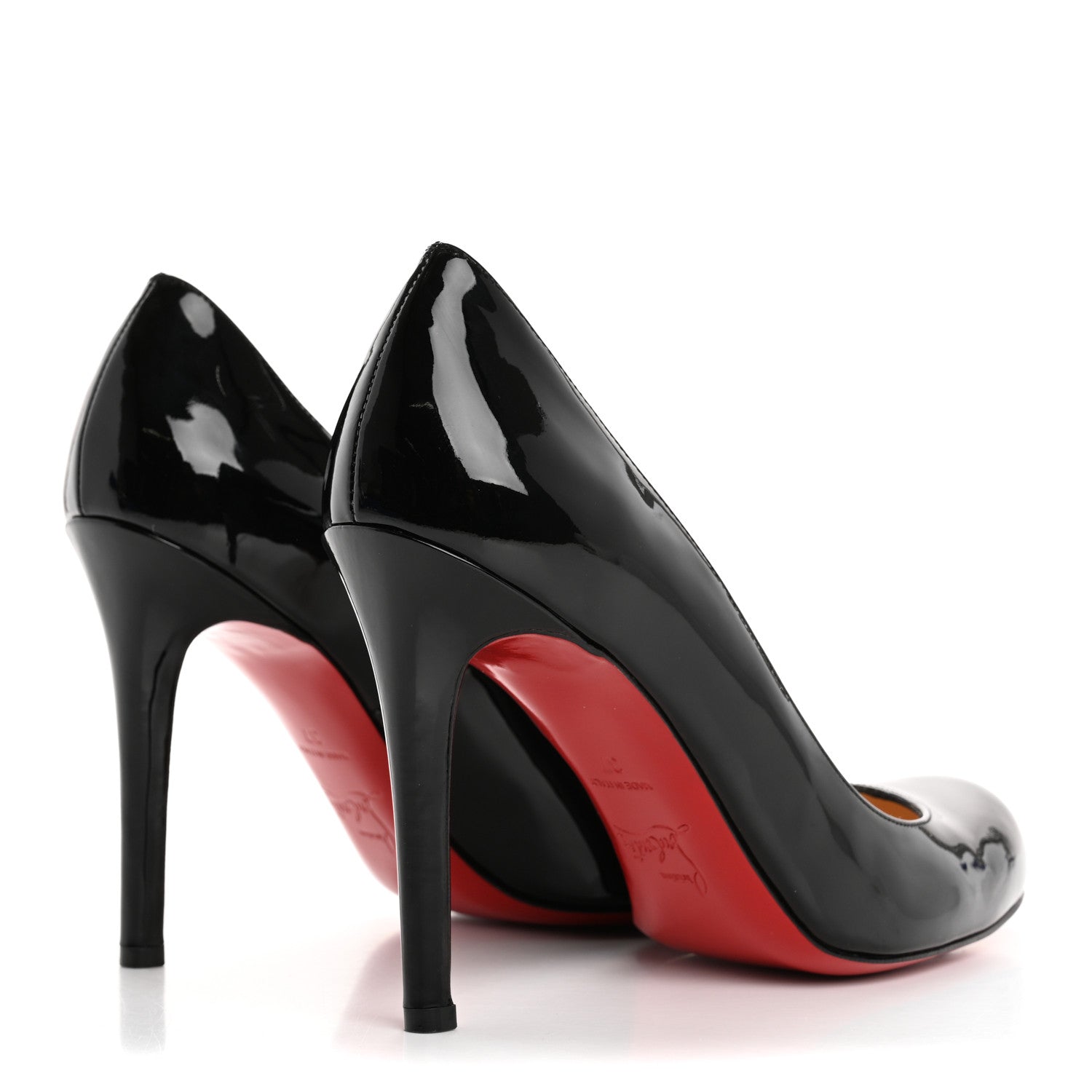 Christian Louboutin Patent Simple 100 Pumps 37 Black 5 of 9