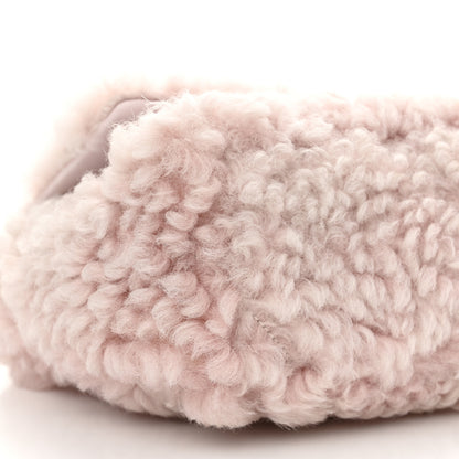Chanel Shearling Sheepskin Medium Chanel 19 Flap Light Pink 9 of 10