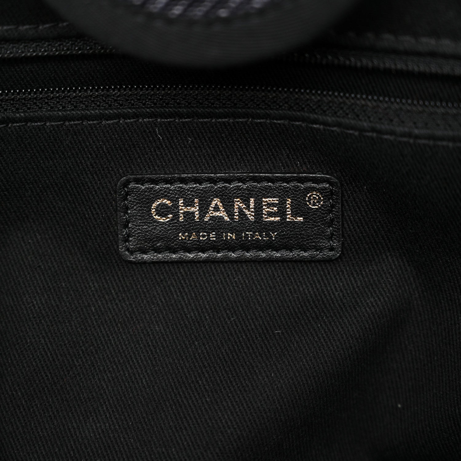 Chanel Mixed Fibers Calfskin Medium Deauville Black 6 of 18
