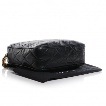 Chanel Quilted Lambskin Tassel Camera Case Black 4 of 8