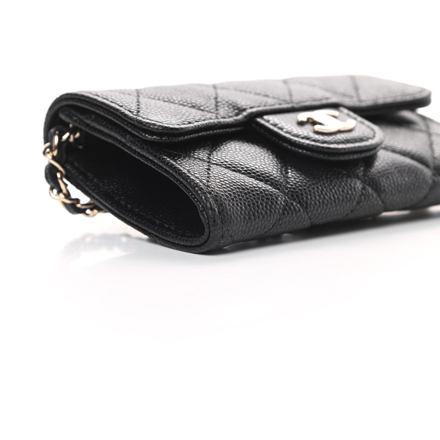 Caviar Quilted Belt Bag Black
