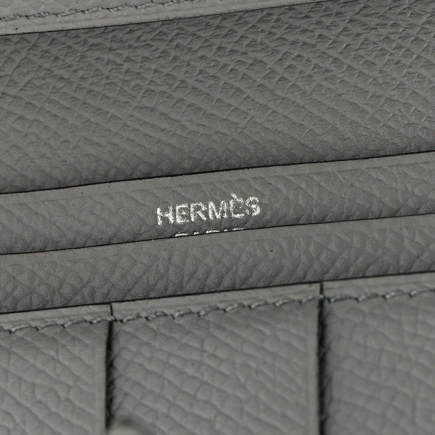 Hermes Epsom Bearn Gusset Wallet Gris Mouette 6 of 7