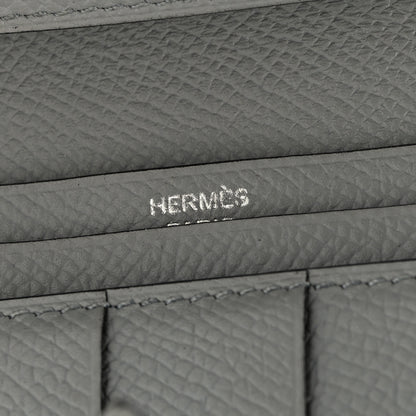 Hermes Epsom Bearn Gusset Wallet Gris Mouette 6 of 7