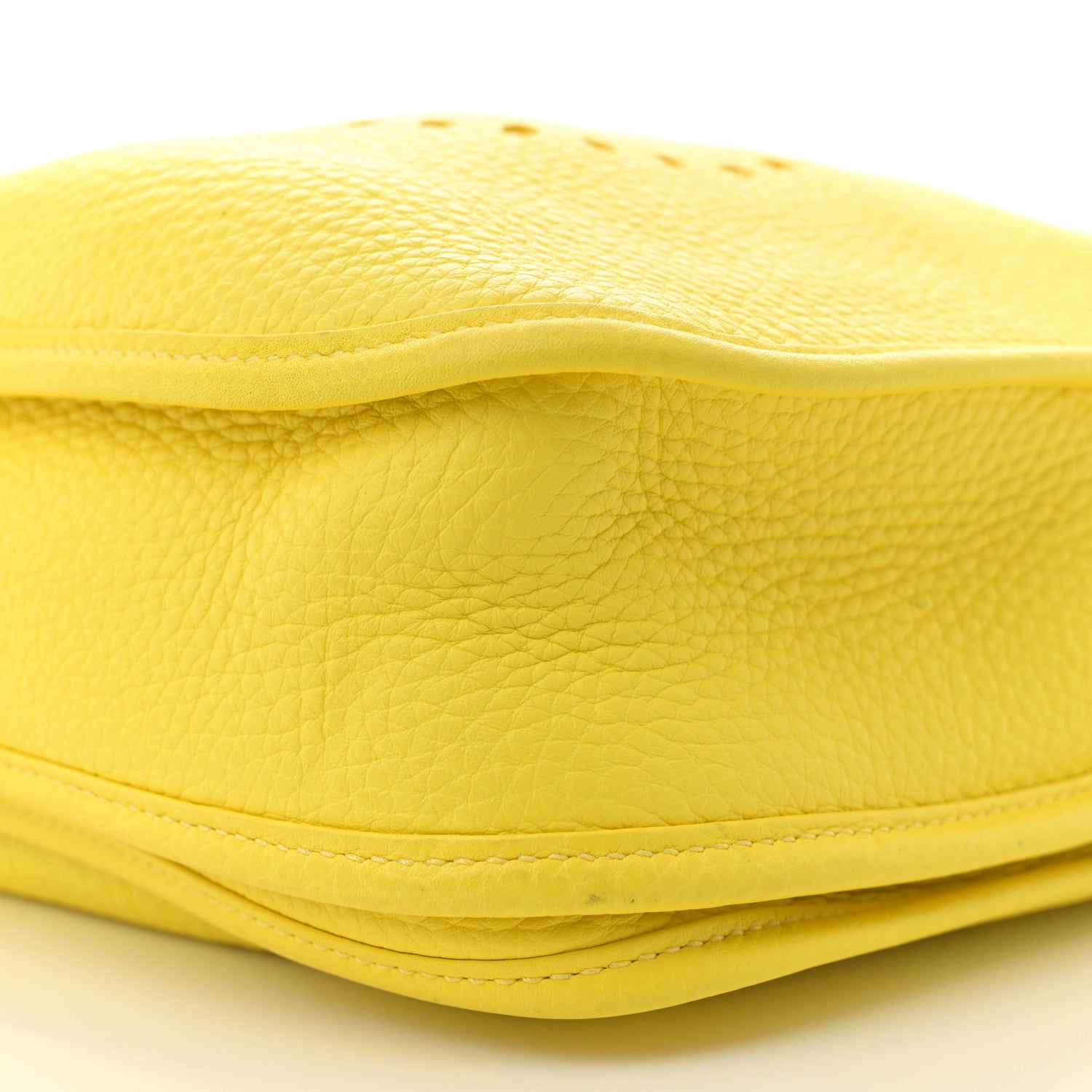 Hermes Taurillon Clemence Evelyne III PM Lime 10 of 13