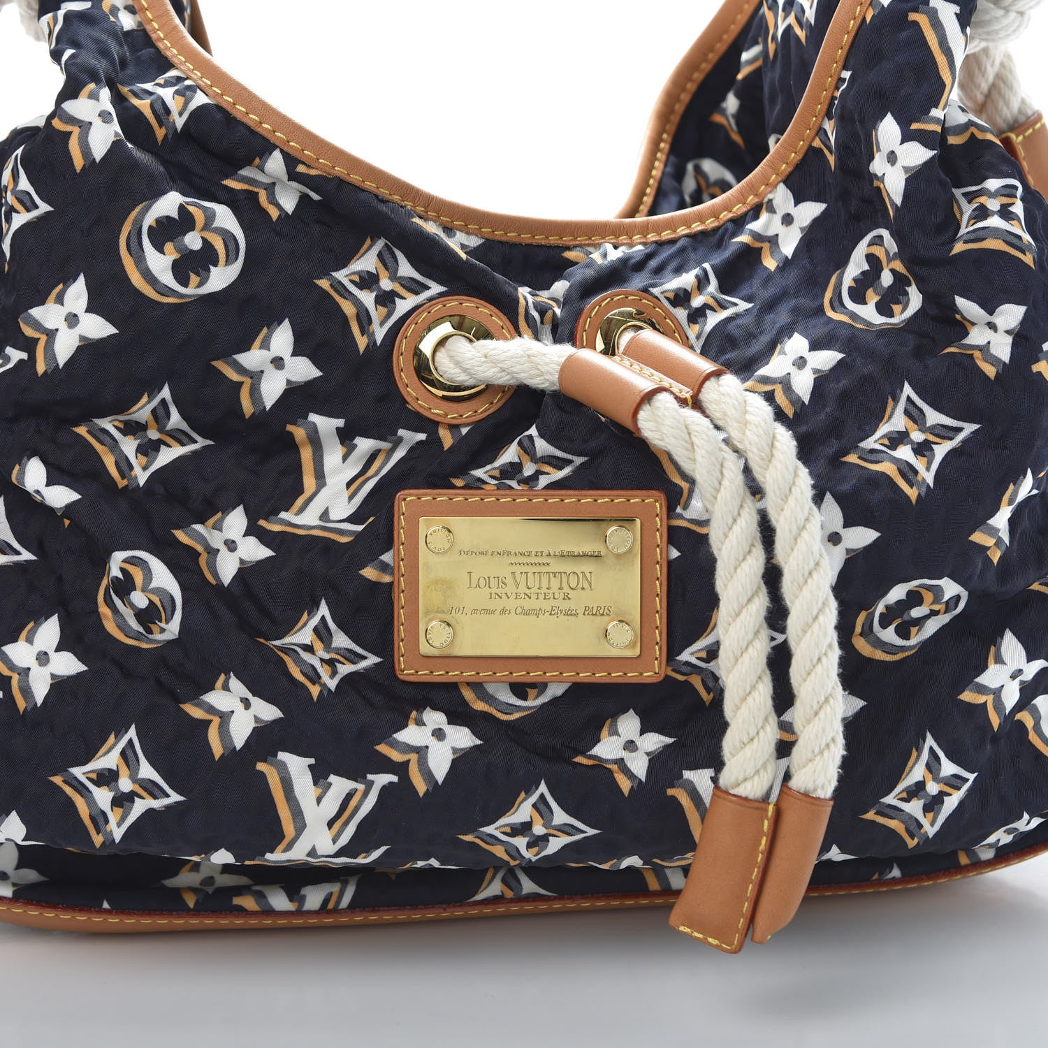 Louis Vuitton Canvas Monogram Cruise Bulles MM Navy 14 of 14