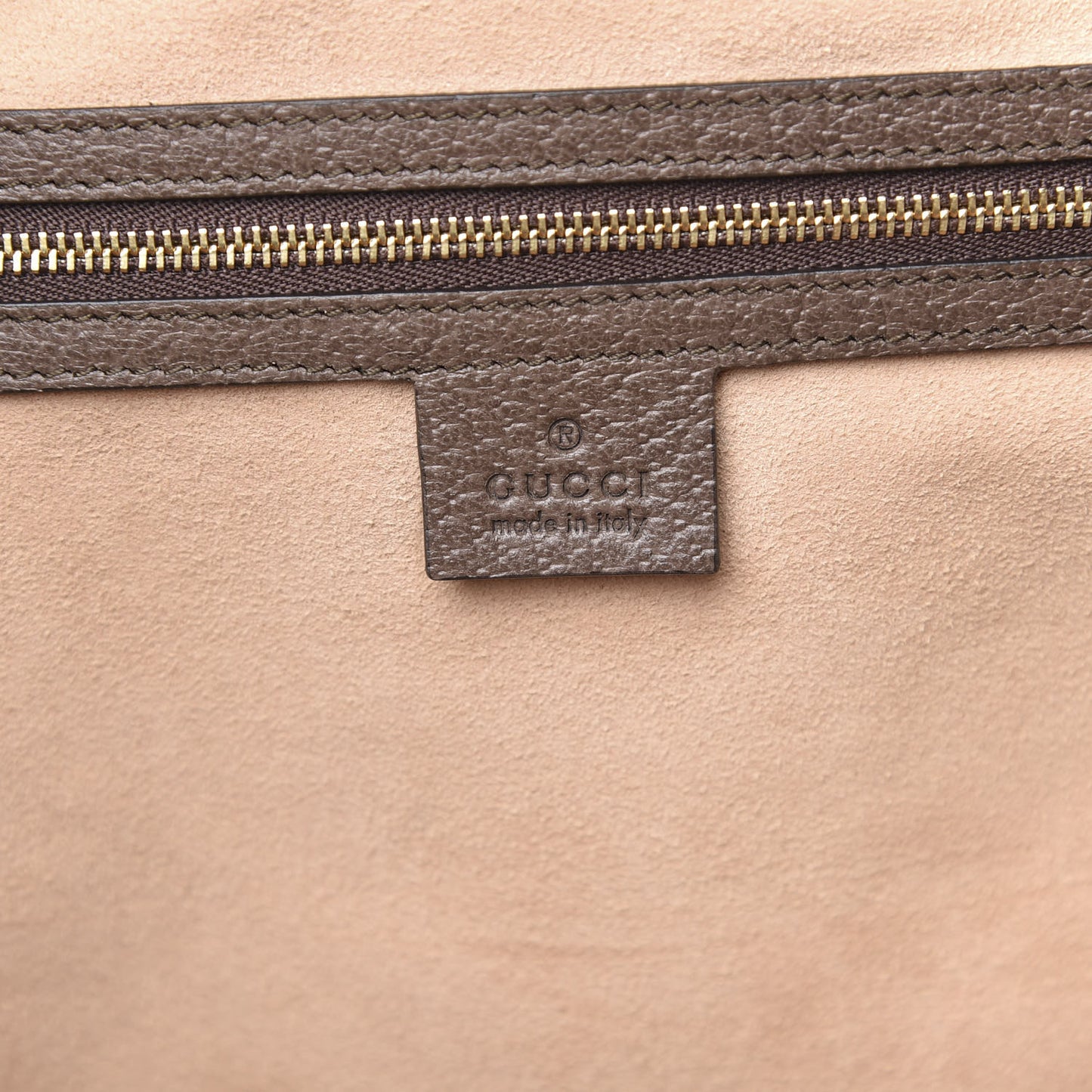 GG Supreme Monogram Medium Ophidia Shopping Tote Brown