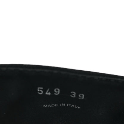 Prada Re-Nylon Gabardine Metal Triangle Logo Monolith Pouch Pocket 55mm Boots 39 Black 7 of 7