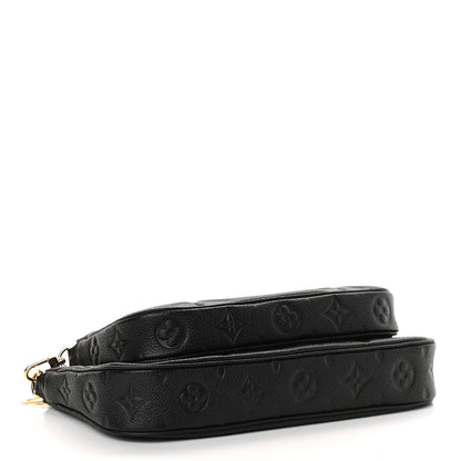 Louis Vuitton Empreinte Monogram Giant Multi Pochette Accessories Black 4 of 9