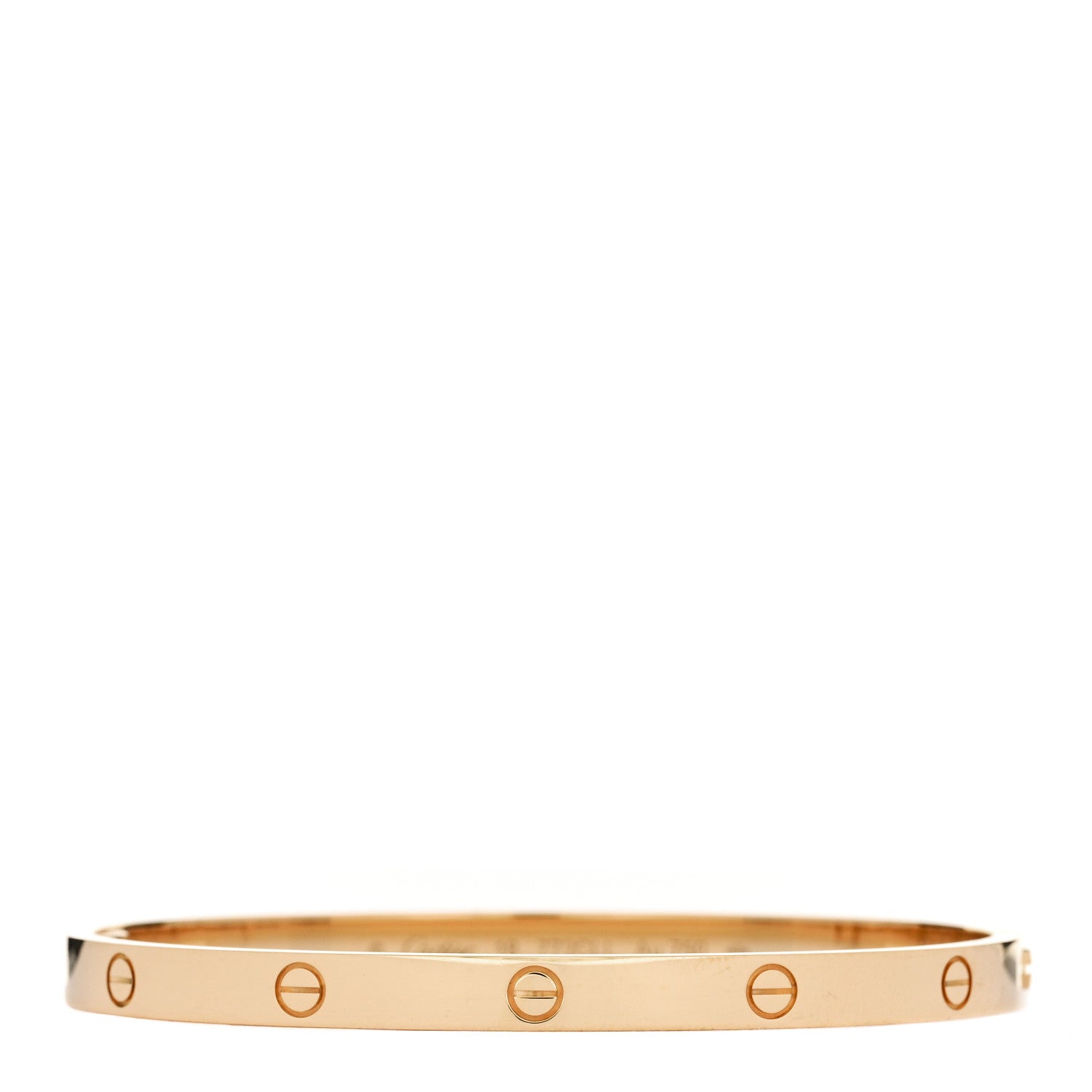 Cartier 18K Yellow Gold Medium LOVE Bracelet 18 1 of 8