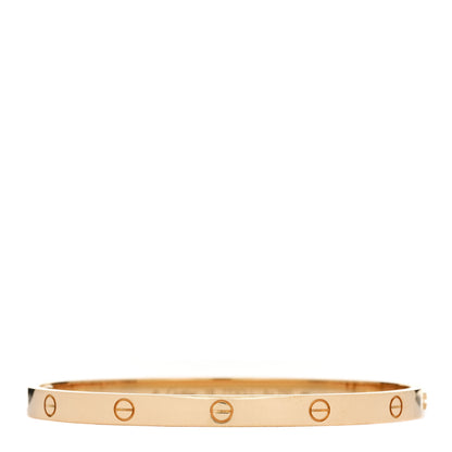 Cartier 18K Yellow Gold Medium LOVE Bracelet 18 1 of 8
