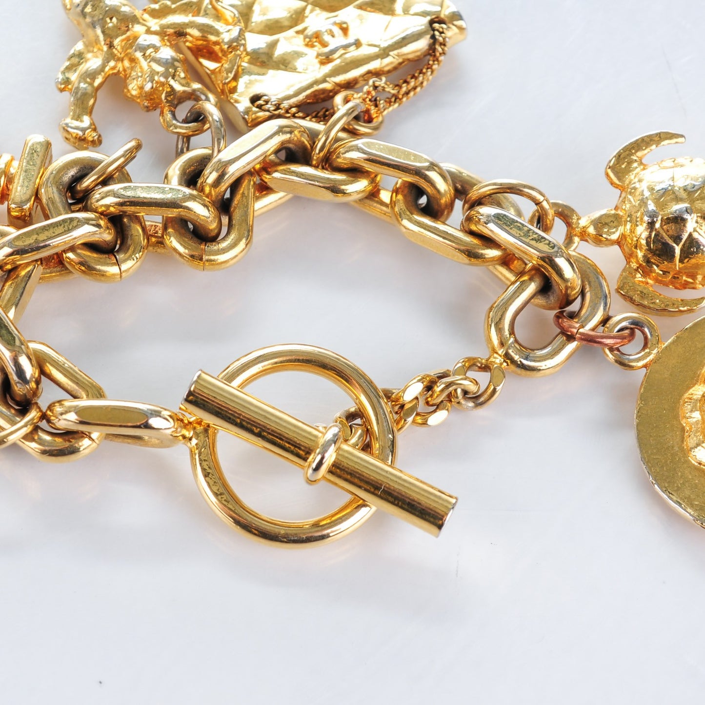 Precious Symbols Charm Bracelet Gold