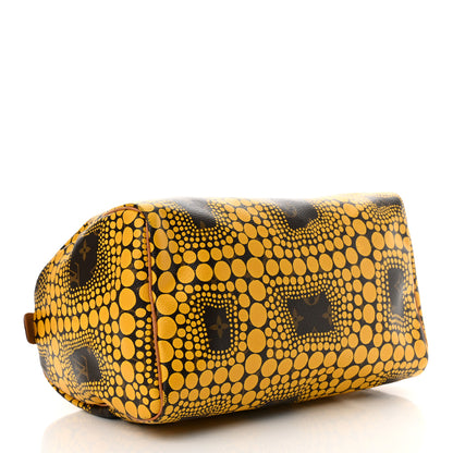 Louis Vuitton Monogram Kusama Town Speedy 30 Yellow 4 of 12