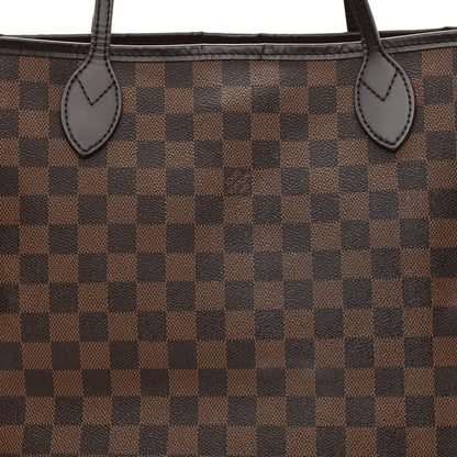 Louis Vuitton Damier Ebene Neo Neverfull MM Rose Ballerine 10 of 15