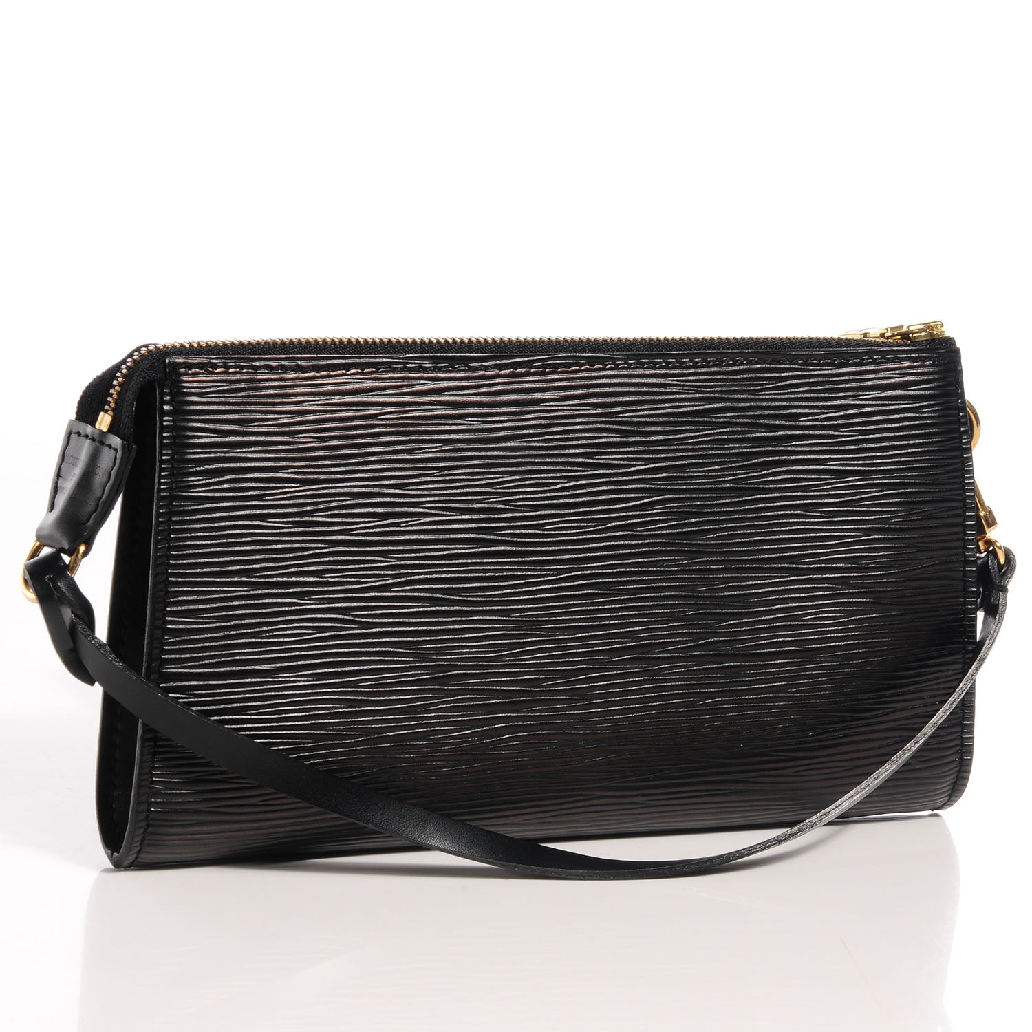 Louis Vuitton Epi Pochette Accessories 21 Black 3 of 7