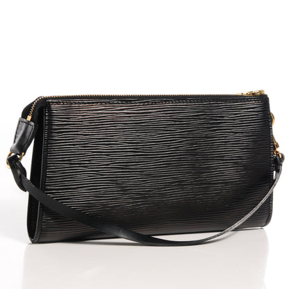 Louis Vuitton Epi Pochette Accessories 21 Black 3 of 7