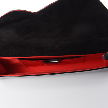 Christian Louboutin Patent So Kate Baguette Clutch Black 5 of 8
