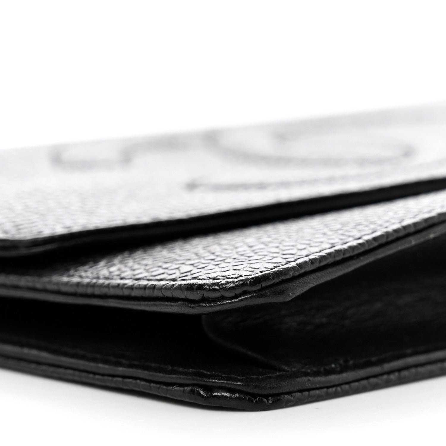 Chanel Caviar Timeless CC Wallet on Chain WOC Black 8 of 10