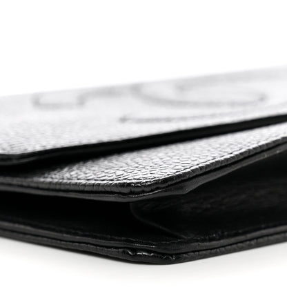 Chanel Caviar Timeless CC Wallet on Chain WOC Black 8 of 10