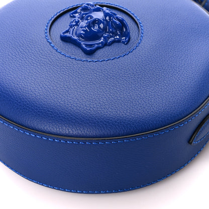 Versace Calfskin La Medusa Round Camera Bag Blue 11 of 13