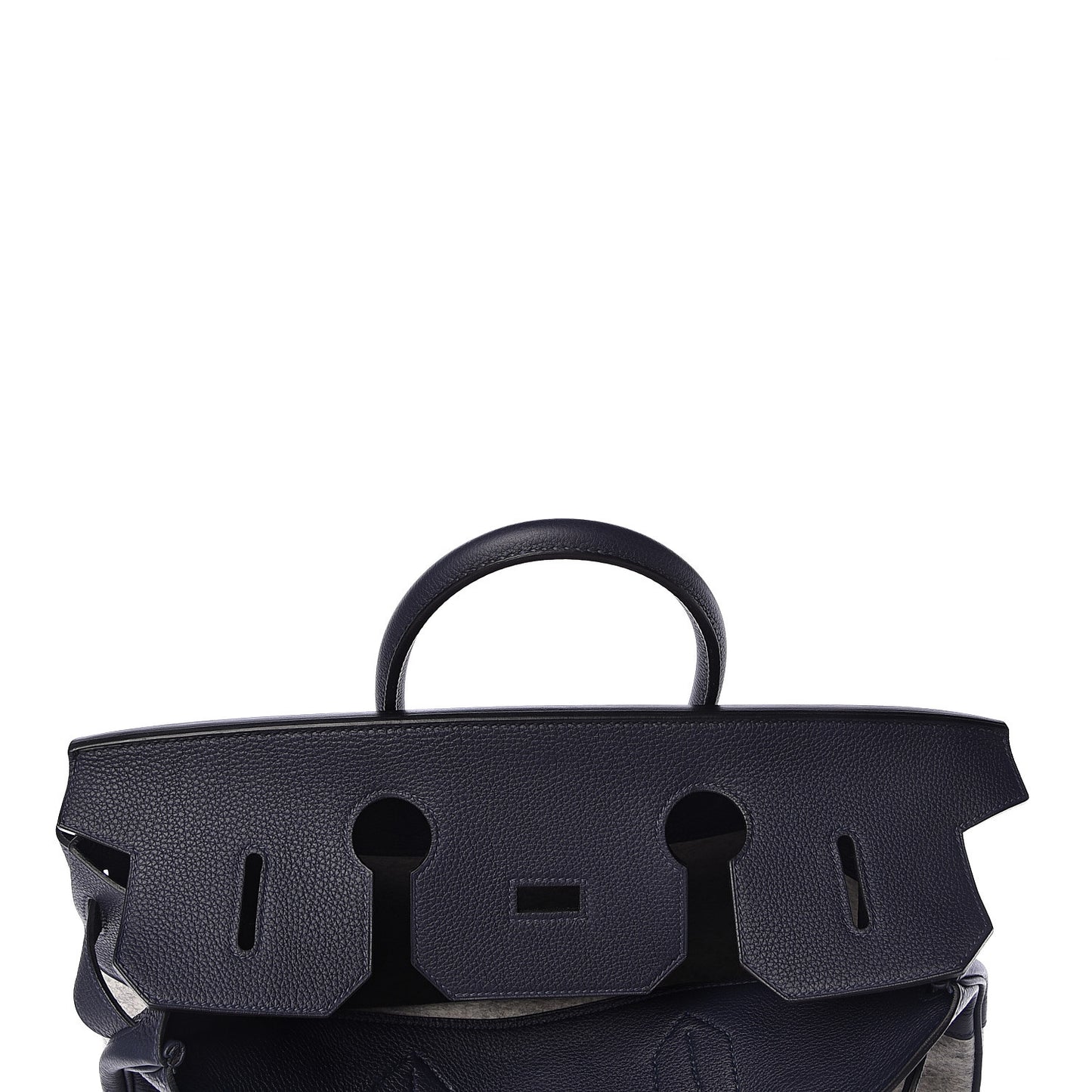 Togo Todoo Feutre HAC Birkin 40 Gris Clair Bleu Nuit