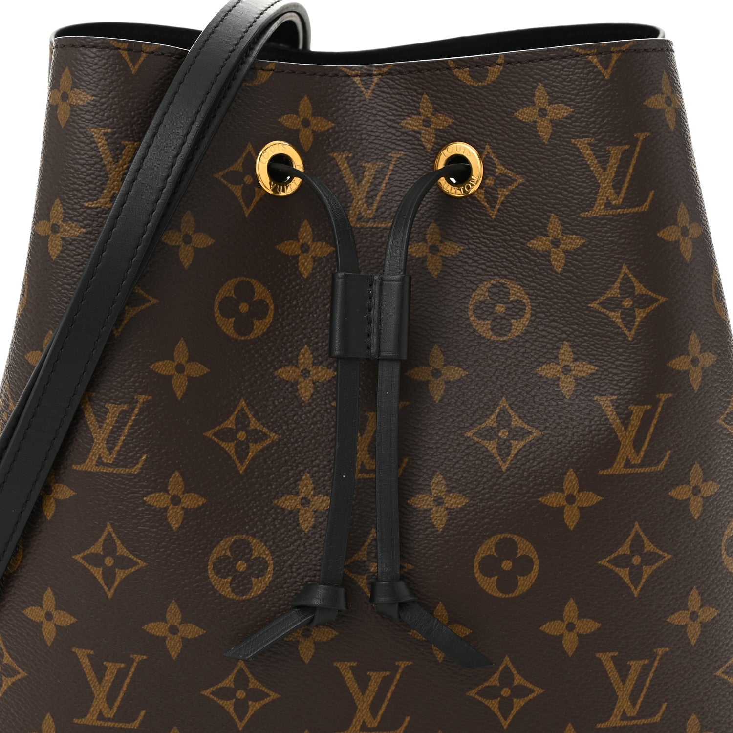Louis Vuitton Monogram Neonoe MM Black 7 of 9