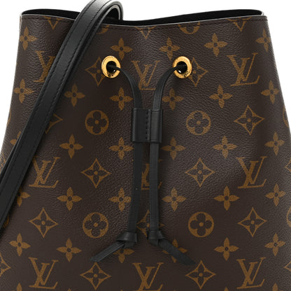 Louis Vuitton Monogram Neonoe MM Black 7 of 9