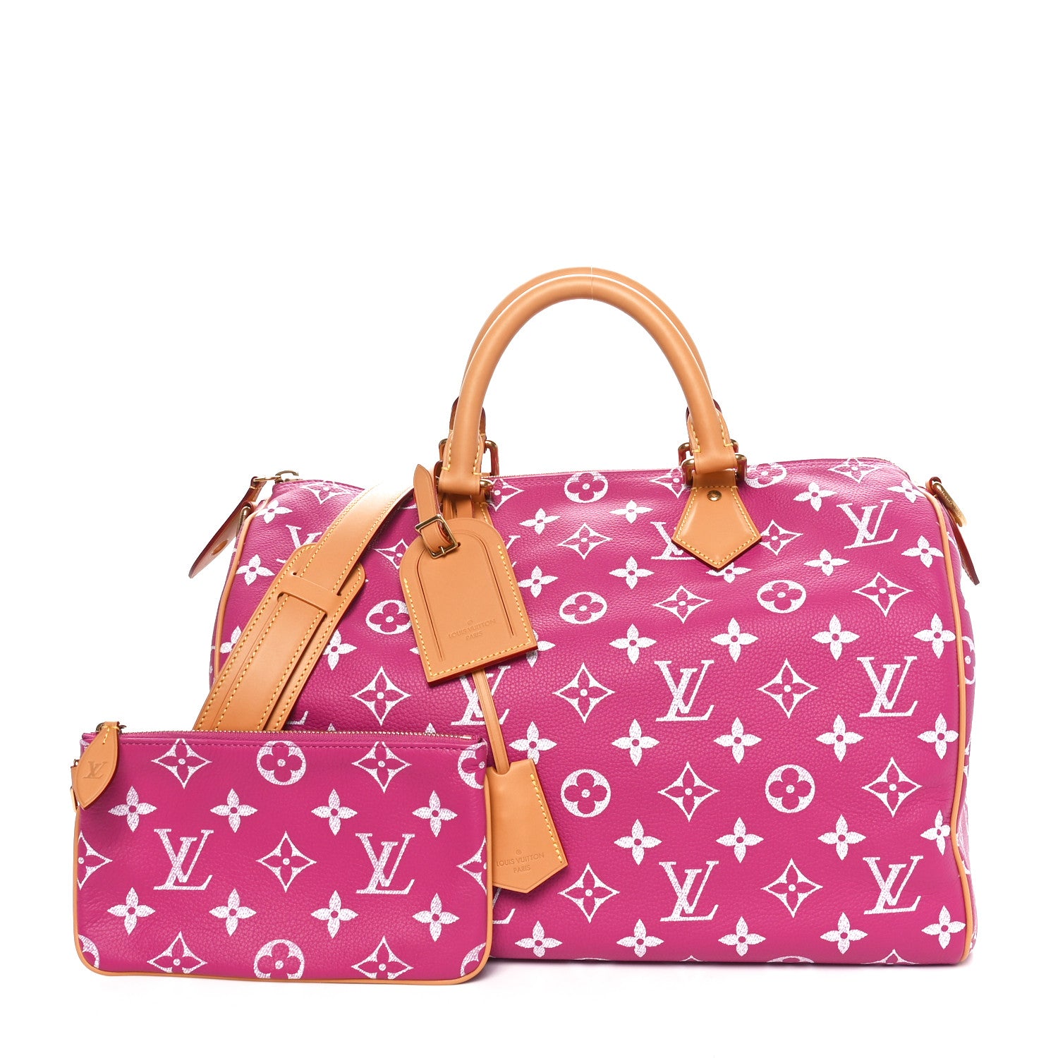 Louis Vuitton Calfskin Monogram Speedy P9 Bandouliere 40