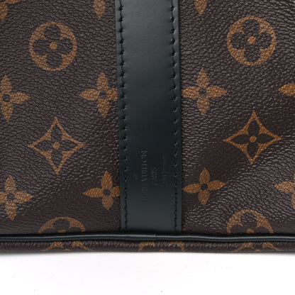 Louis Vuitton Monogram Macassar Keepall Bandouliere 55 6 of 11