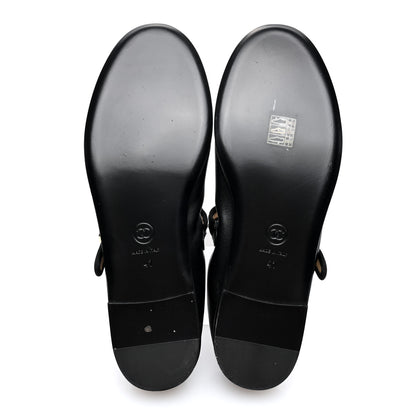 Chanel Lambskin Charm Mary Jane Flats 41 Black 5 of 8