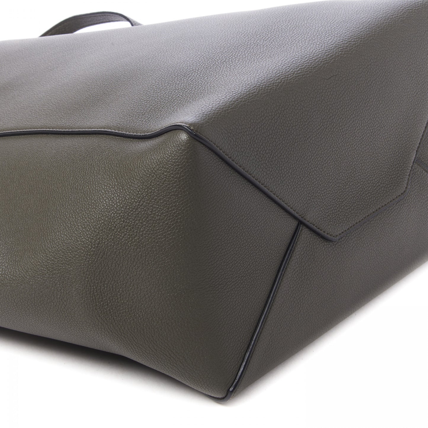 Soft Grained Calfskin Small Belt Cabas Phantom Taupe