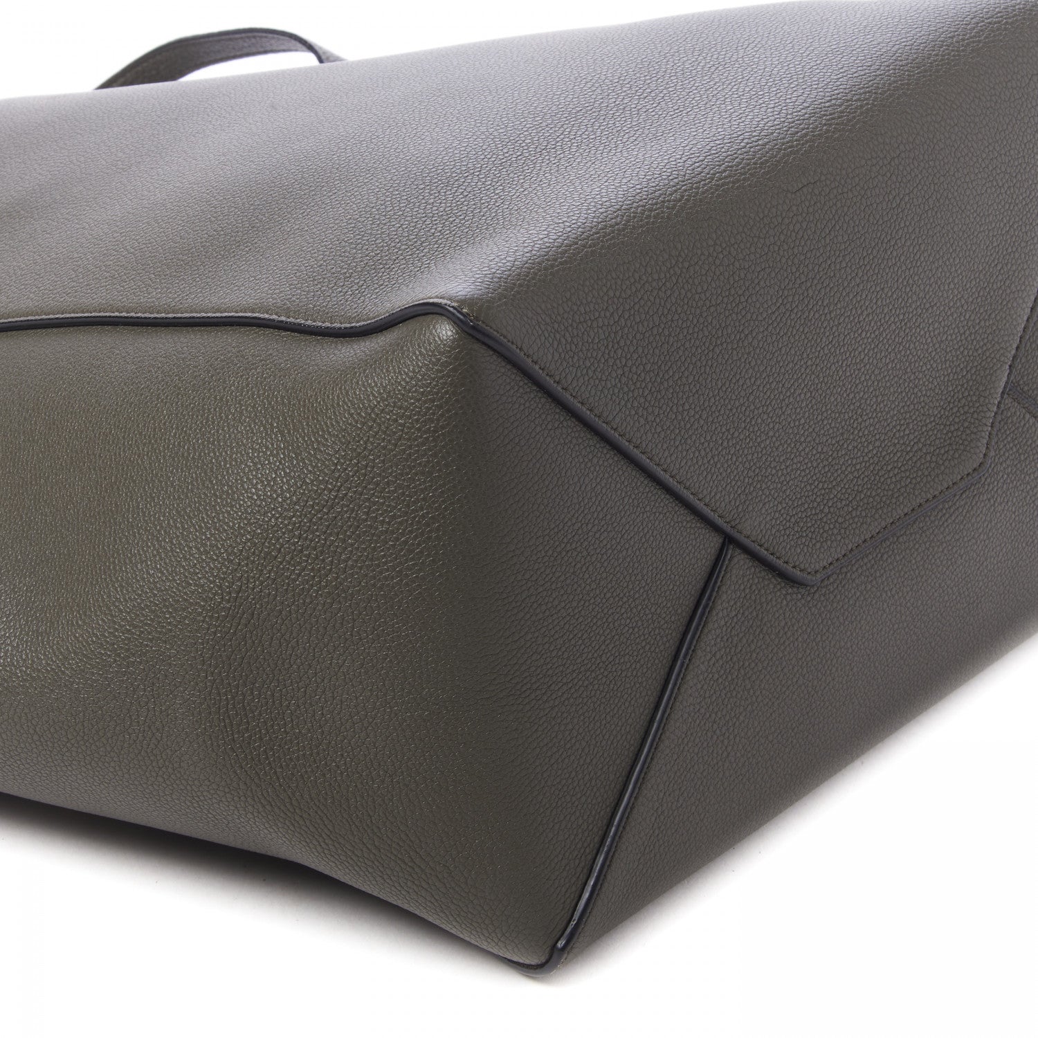 Celine Soft Grained Calfskin Small Belt Cabas Phantom Taupe 5 of 9