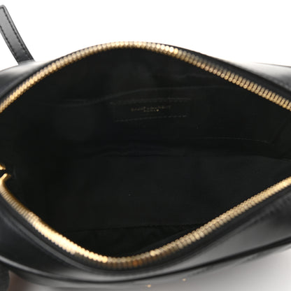 Saint Laurent Calfskin Matelasse Monogram Lou Camera Bag Black 5 of 9