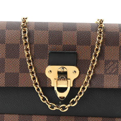 Louis Vuitton Damier Ebene Vavin Chain Wallet Black 13 of 17