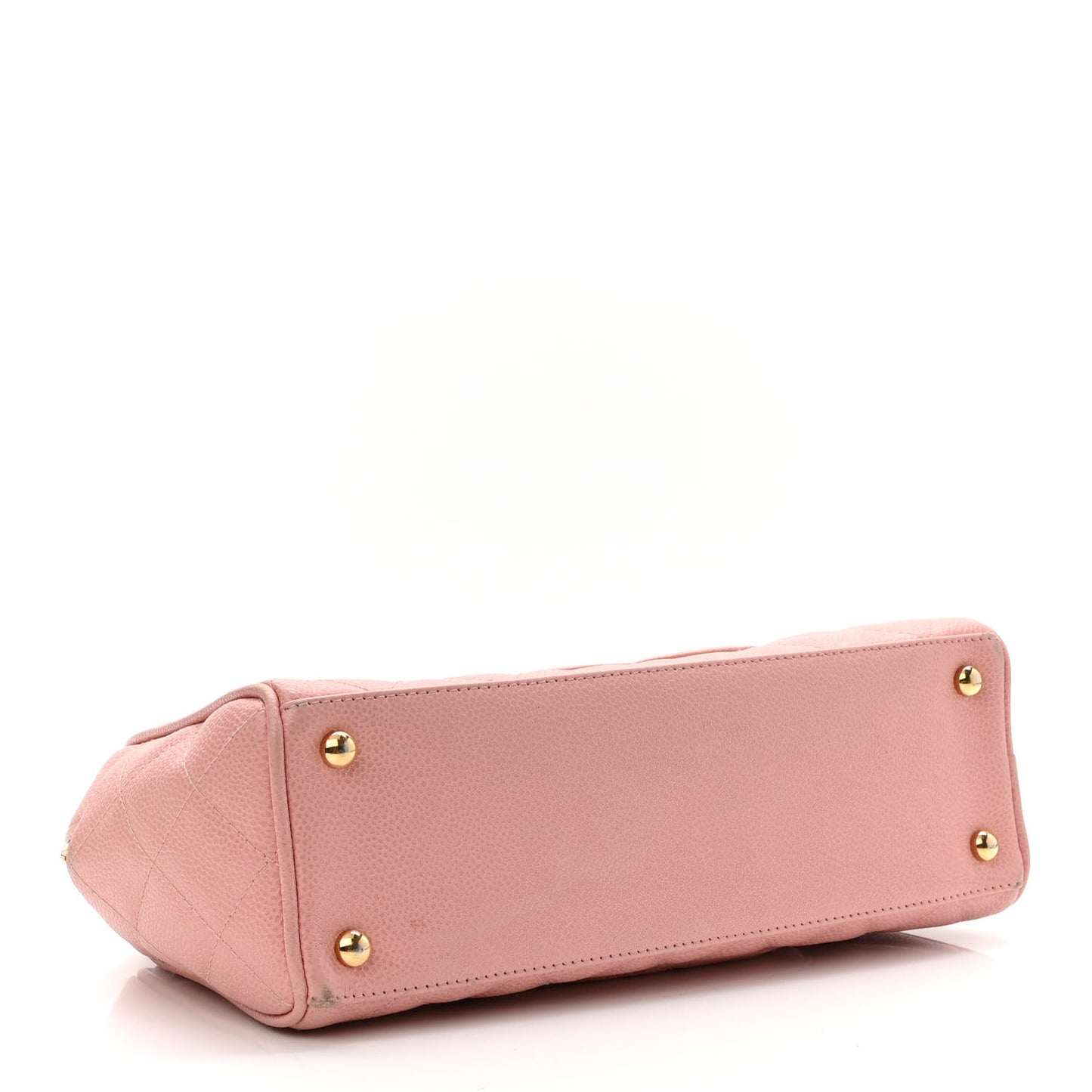 Caviar Quilted Small Bowler Pink