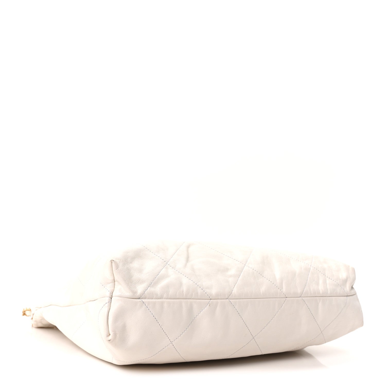 Chanel Shiny Calfskin Quilted Chanel 22 White 5 of 11