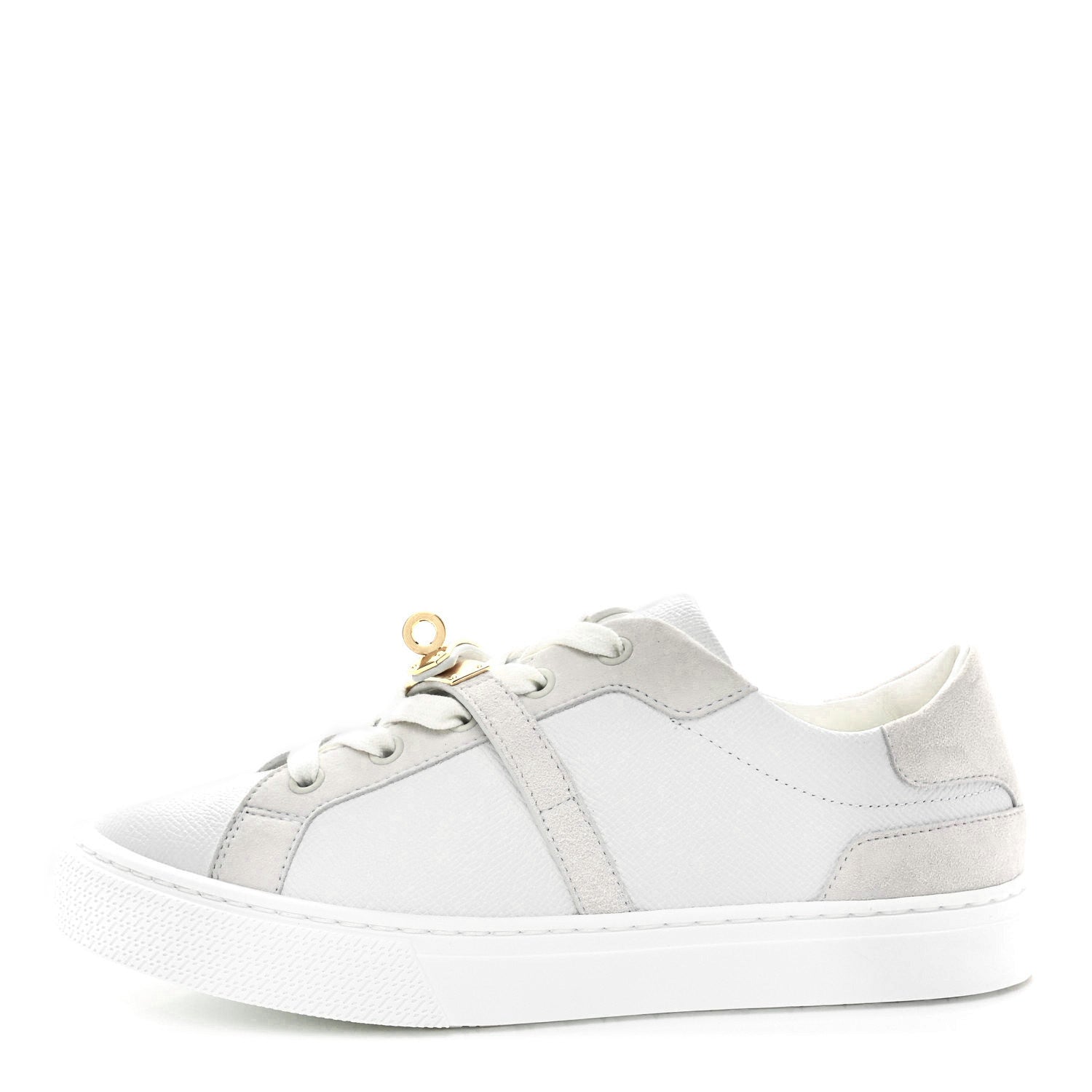 Hermes Calfskin Day Sneakers 37.5 White 1 of 10