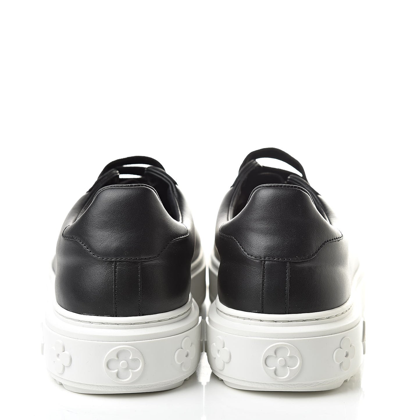 Calfskin Time Out Sneakers 41 Black