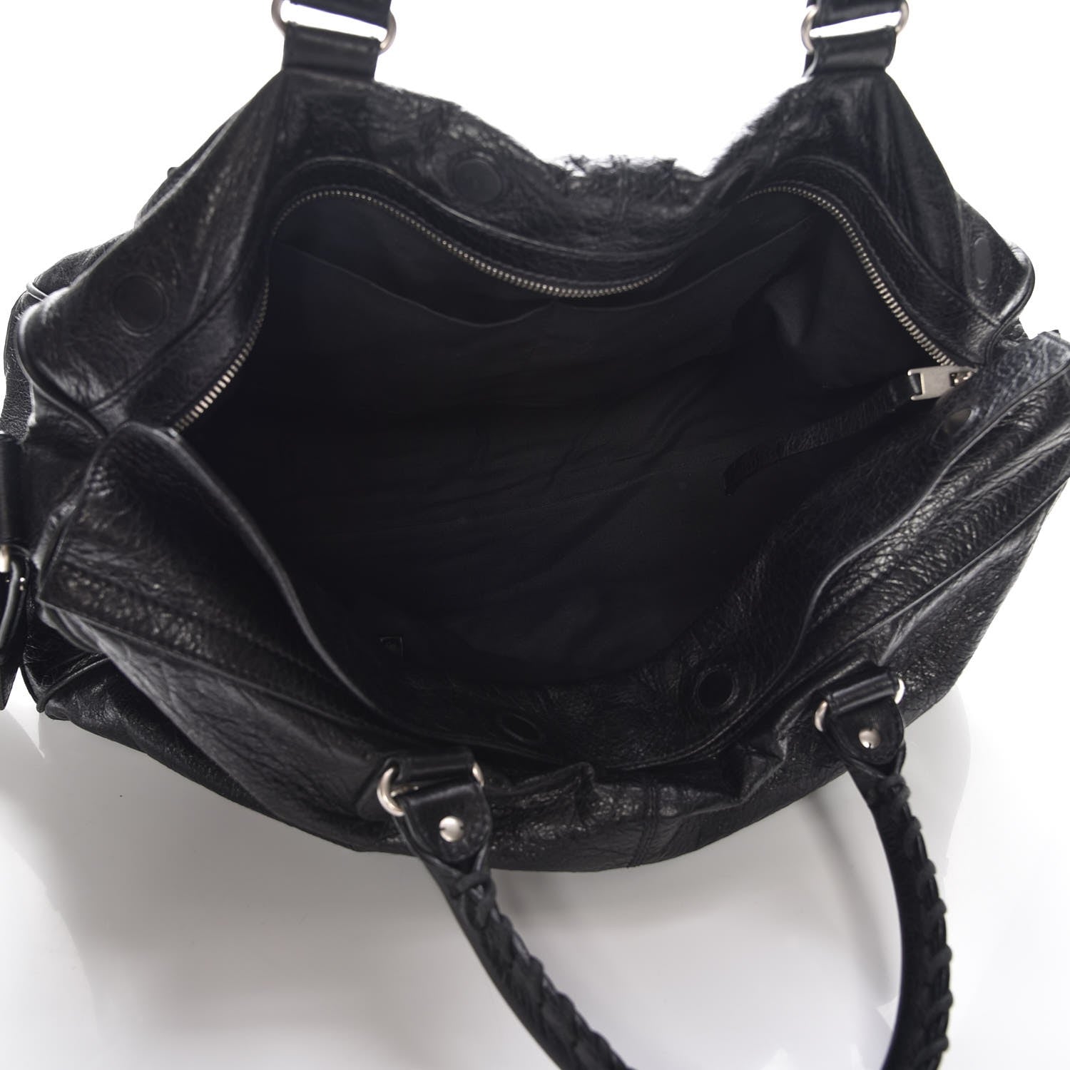 Balenciaga Agneau Classic Hardware S Squash Boston Black 7 of 9