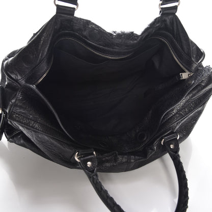 Balenciaga Agneau Classic Hardware S Squash Boston Black 7 of 9