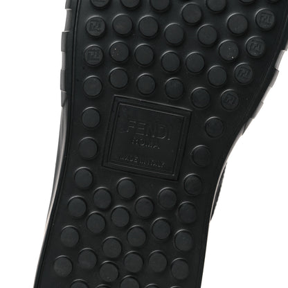Fendi Fabric Jacquard Vitello Technical Fabric FF Mens Fendi Force Low Top Sneakers 12 Black 6 of 9