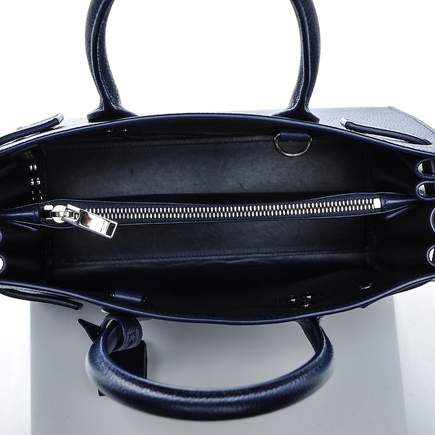 Saint Laurent Grained Calfskin Baby Sac De Jour Marine 5 of 6