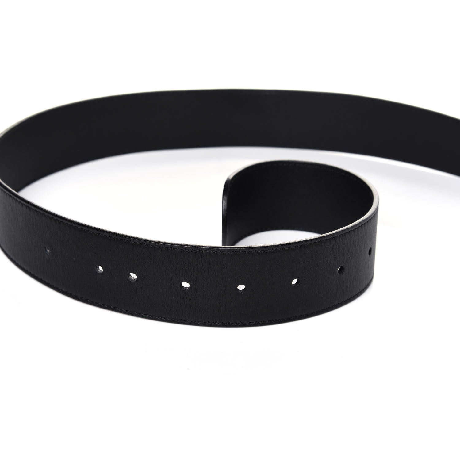 Gucci Calfskin Double G 40mm Belt 80 32 Black 7 of 9