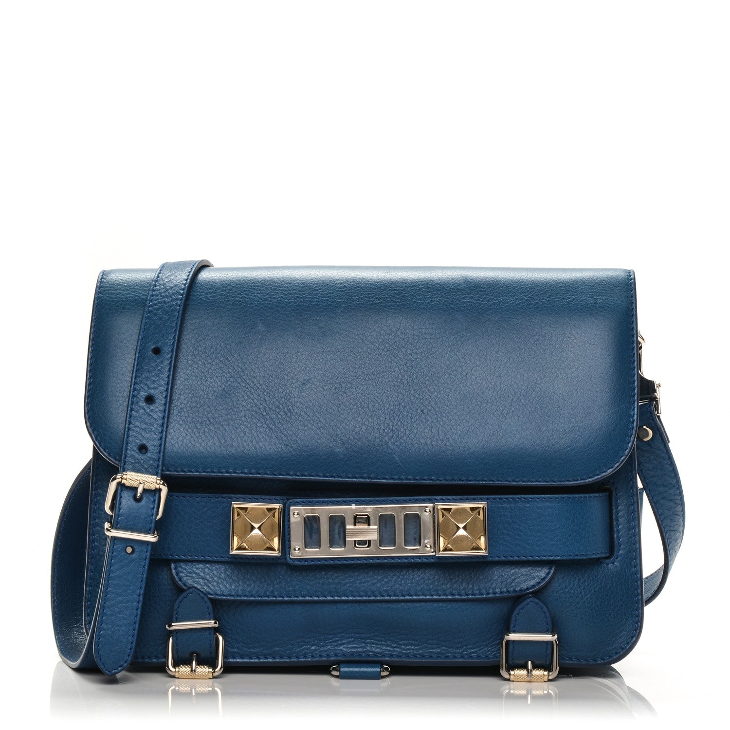 Proenza Schouler Calfskin PS11 Classic Shoulder Bag Peacock 1 of 10