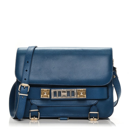 Proenza Schouler Calfskin PS11 Classic Shoulder Bag Peacock 1 of 10