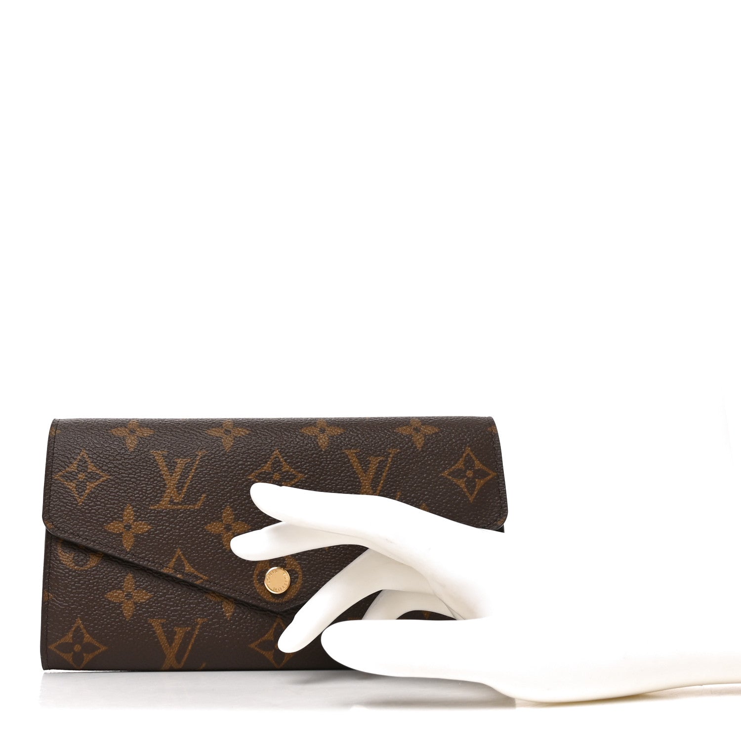 Louis Vuitton Monogram Sarah Wallet NM Rose Ballerine 2 of 7