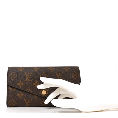 Louis Vuitton Monogram Sarah Wallet NM Rose Ballerine 2 of 7