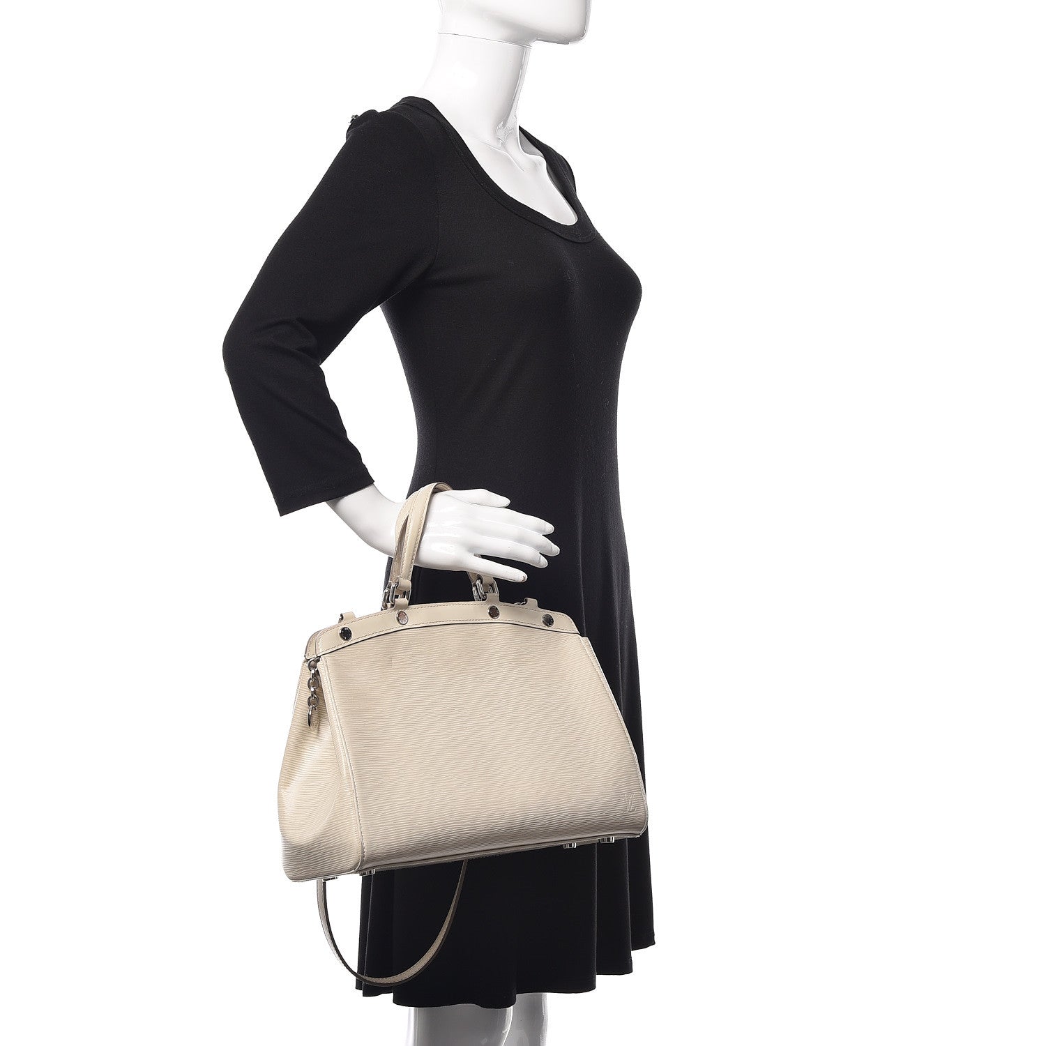 Louis Vuitton Epi Brea MM Ivory 2 of 18