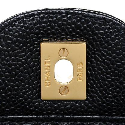 Chanel Caviar Quilted Jumbo Double Flap Black 8 of 8