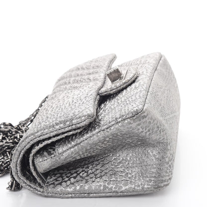 Chanel Metallic Grained Calfskin Chevron Quilted 2.55 Reissue 224 Flap 9 of 10