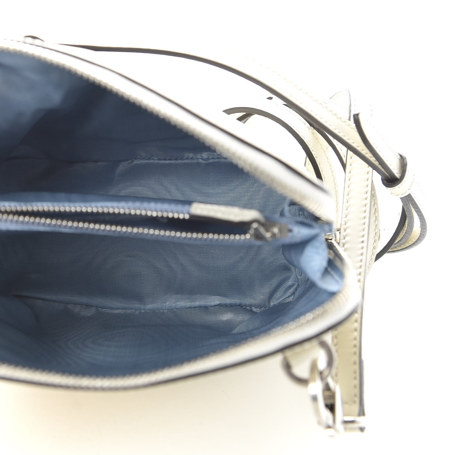 Gucci X SEGA Calfskin GUCCY Stars Mini Dome Shoulder Bag Mystic White Gold 5 of 10